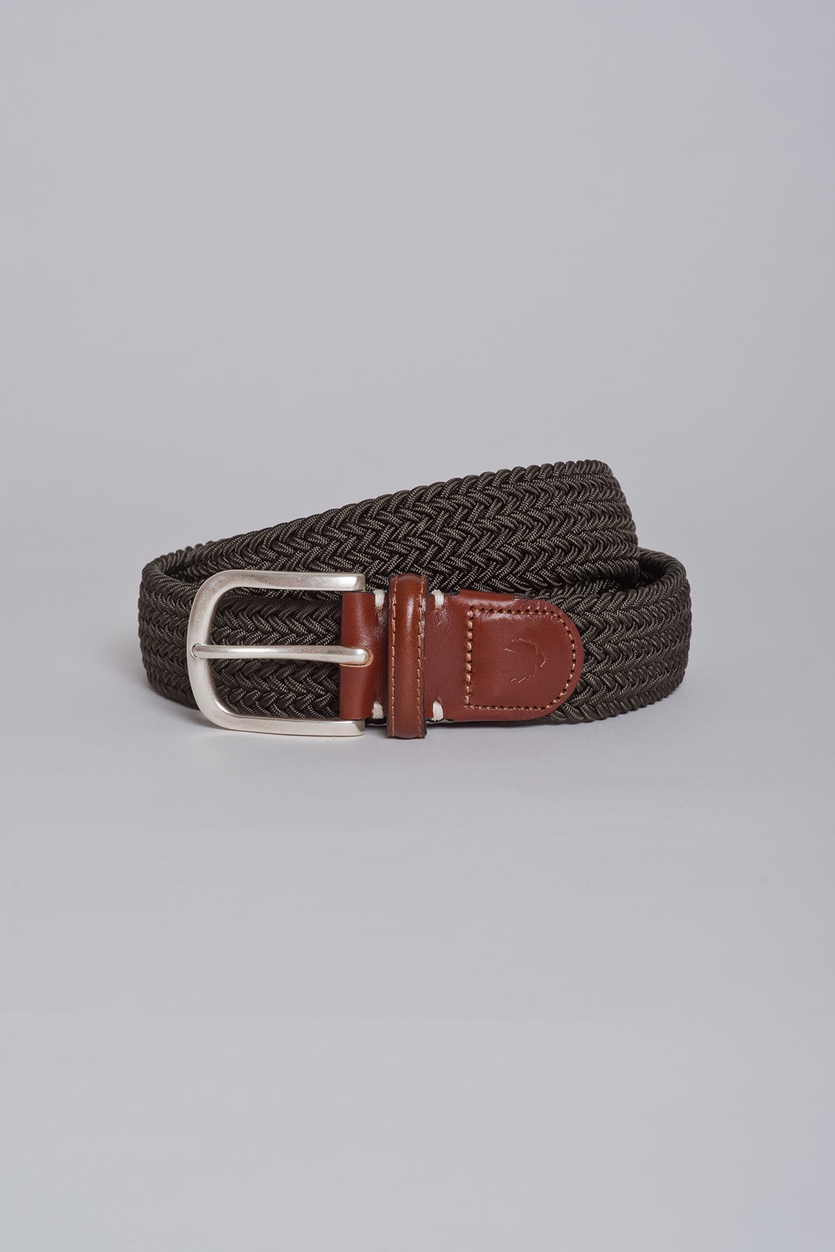 Henners Olive Green Woven Belt